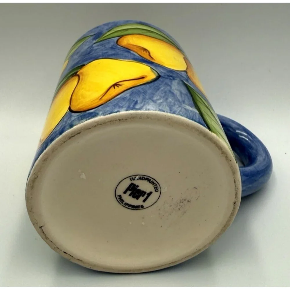 Pier 1 Pear Design Coffee Cup